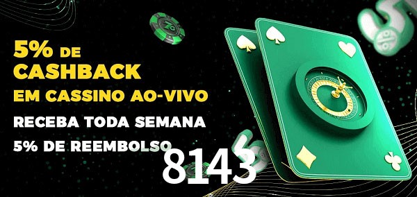 Promoções do cassino ao Vivo 8143